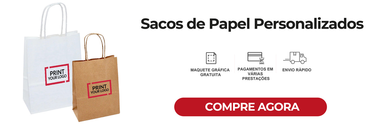 Sacos de Papel Personalizáveis