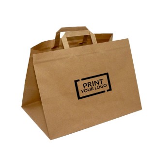 Takeaway paper bags 35+23x25