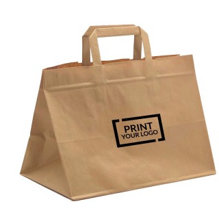 Sacos de papel para take-away 32+24x30