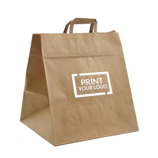 Takeaway paper bags 38+24x40