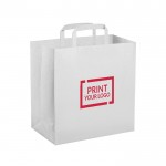 Sacs en papier kraft pour emporter 32+22x33