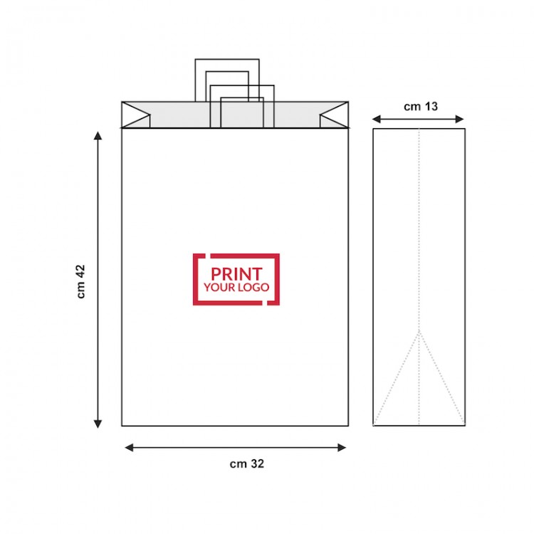 Sacos de papel personalizados para lojas, resistentes, ecológicos e perfeitos para destacar sua marca