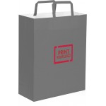 Bolsas de papel personalizadas con impresión a doble cara, hechas de papel kraft blanco de 80 gramos eco-friendly