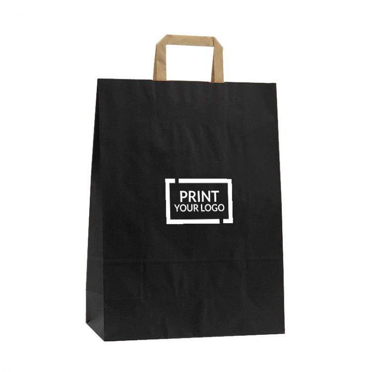 Custom paper bags for shops, durable, eco-friendly, and perfect for enhancing your brand visibility