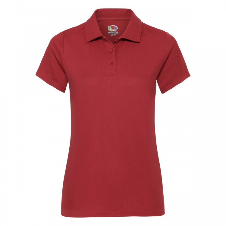 Polo de mujer FRUIT OF THE LOOM mod. Performance Lady-Fit