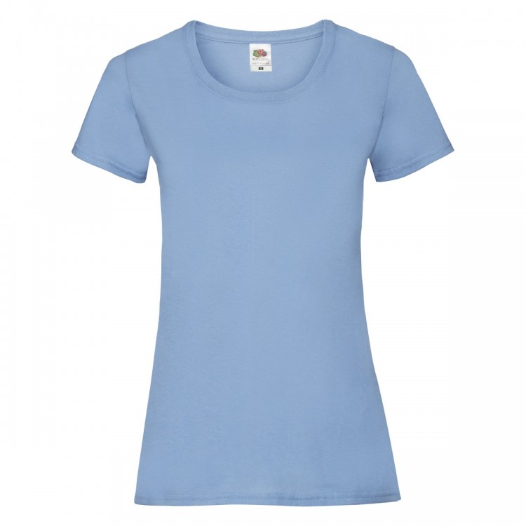 T-shirt feminino FRUIT OF THE LOOM mod. Valueweight T Lady-Fit