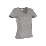 Camiseta mujer STEDMAN mod. Cuello de pico clásico