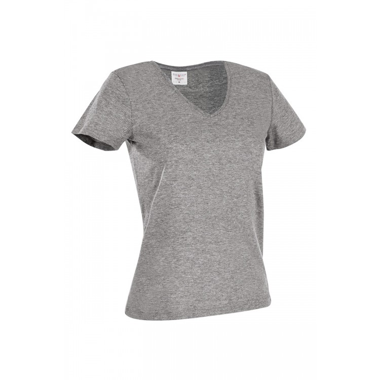 T-shirt femme STEDMAN mod. Col en V classique