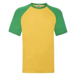 T-shirt FRUIT OF THE LOOM mod. Valueweight Short Sleeve Baseball