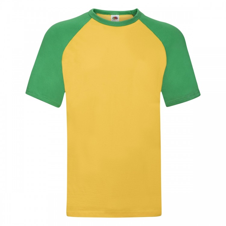 T-shirt FRUIT OF THE LOOM mod. Valueweight Short Sleeve Baseball