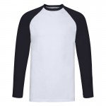  T-shirt FRUIT OF THE LOOM mod. Valueweight long-sleeve baseball 