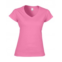 Maglietta da donna GILDAN mod. Soft Style V-neck