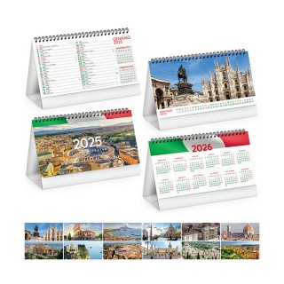 Desk calendar - Cities of Italy