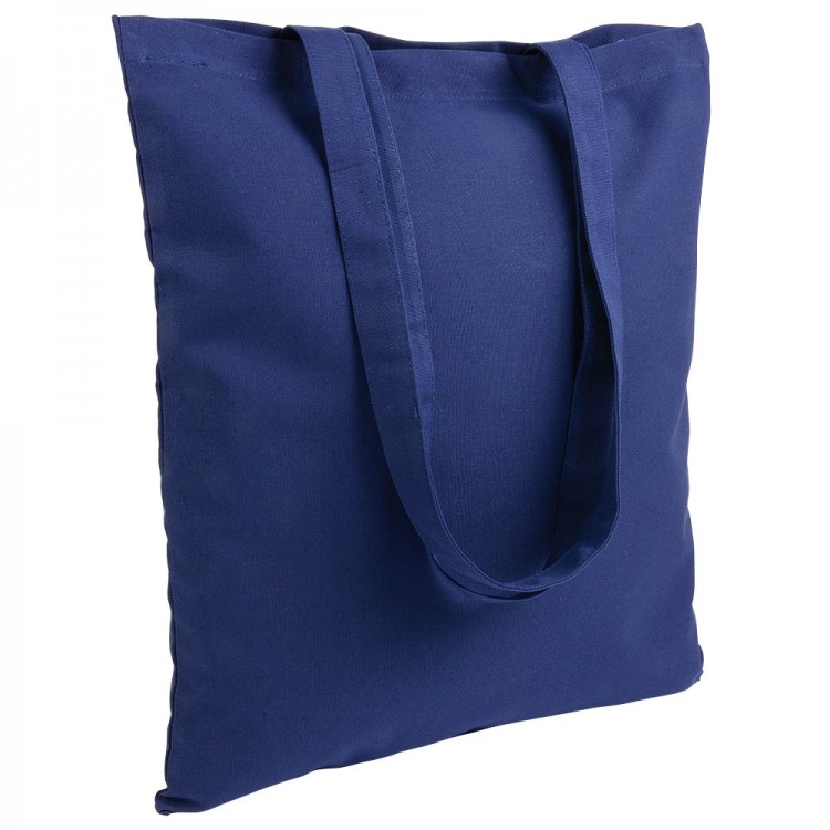 Coloured canvas bag with long handles