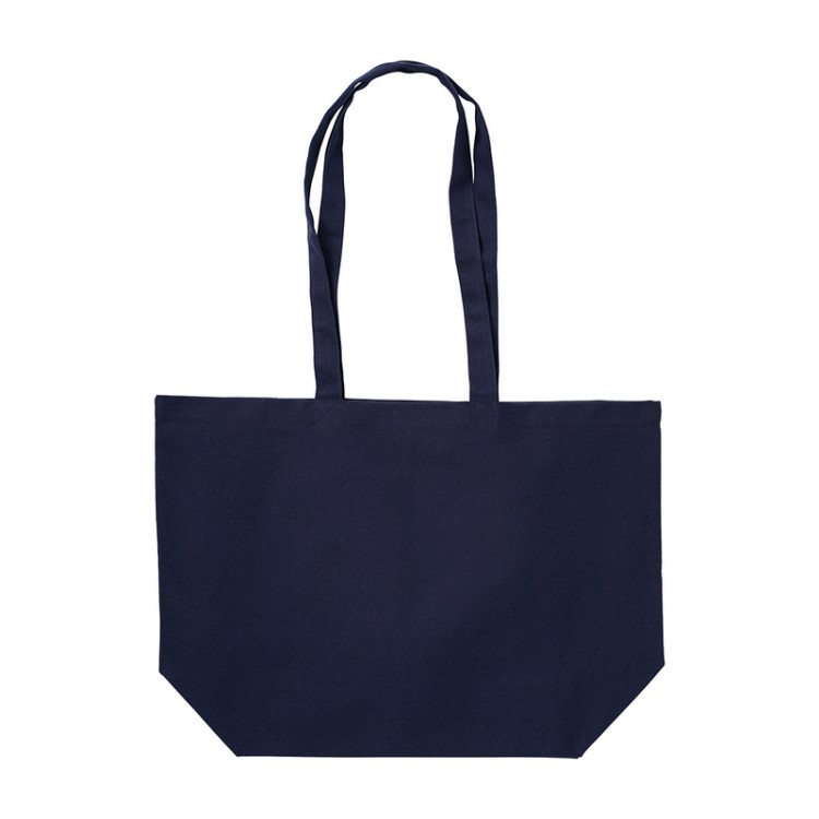 Coloured canvas bag with base