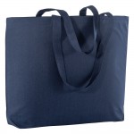 Cotton bag with bottom gusset