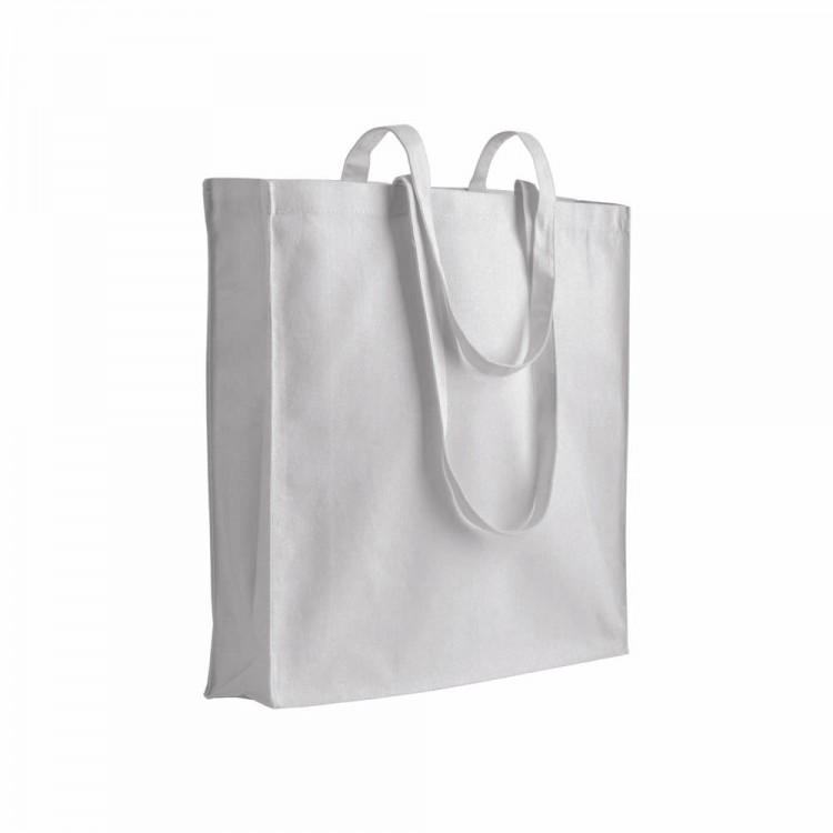 Shopper di cotone bianco