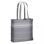 Shopper in cotone naturale con soffietti