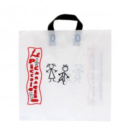 Plastic flexi loop handle bags