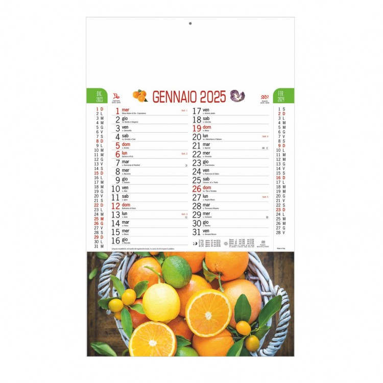 Calendario frutta e ortaggi