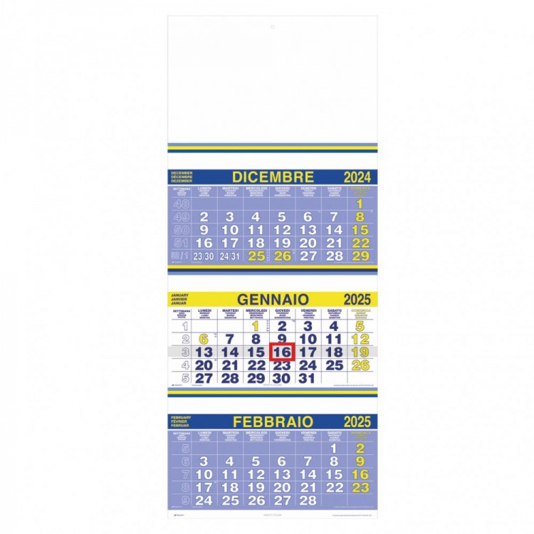 Trittico calendar