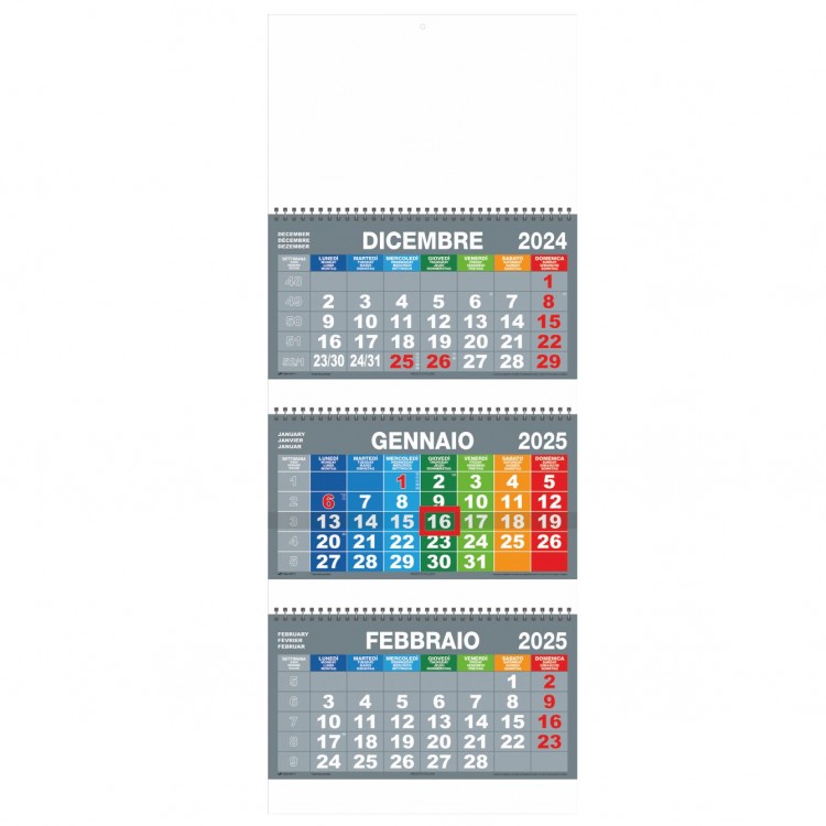 Calendar with Spiral