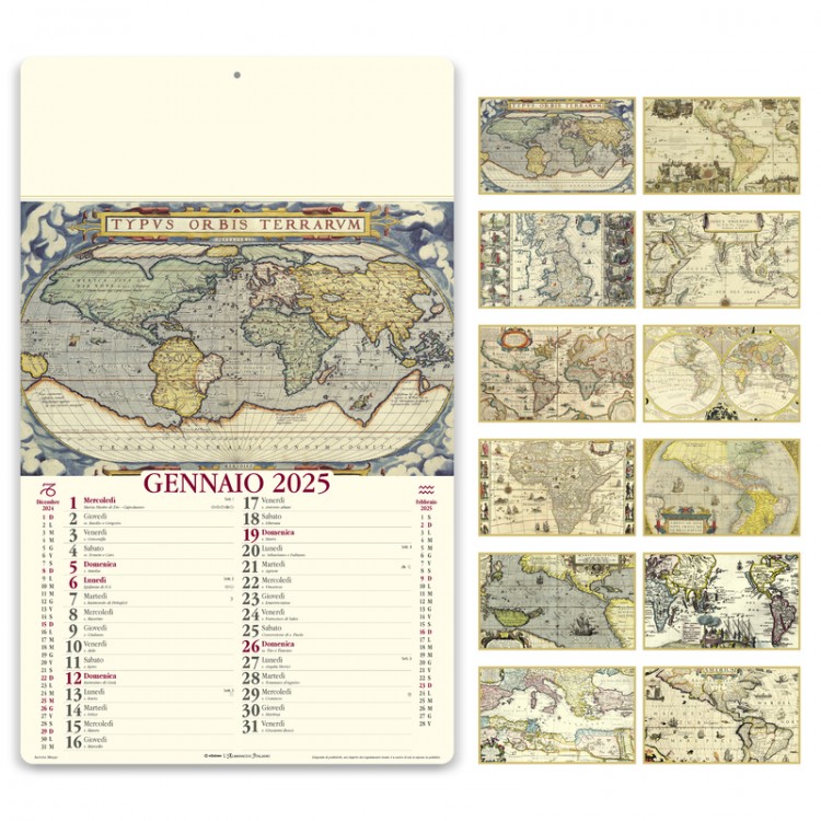 Calendario "Mapas Antiguos"