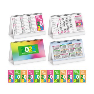 Calendrier de bureau fluo