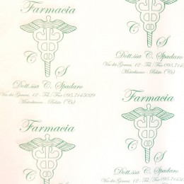 Papel personalizado para farmacias