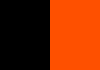 Noir / orange