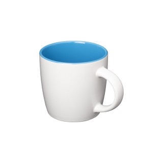 Taza de cerámica bicolor