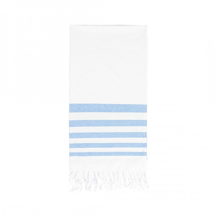 Serviette de bain bicolore