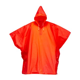 Hooded waterproof poncho