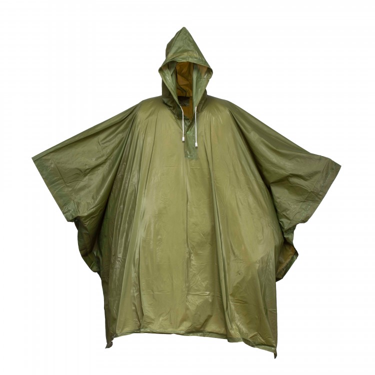 Poncho imperméable à capuche