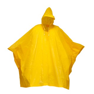 Hooded waterproof poncho