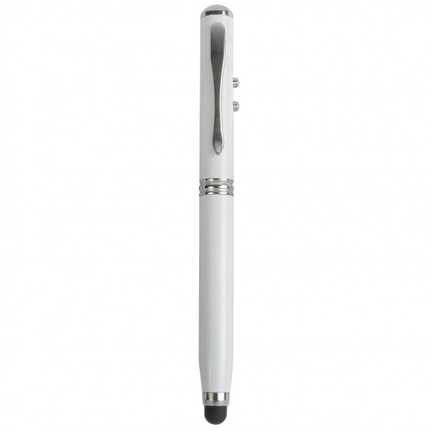 Penna con puntatore touch con 1 led e 2 modalità luce. Pile a bottone  incluse – Scrittura
