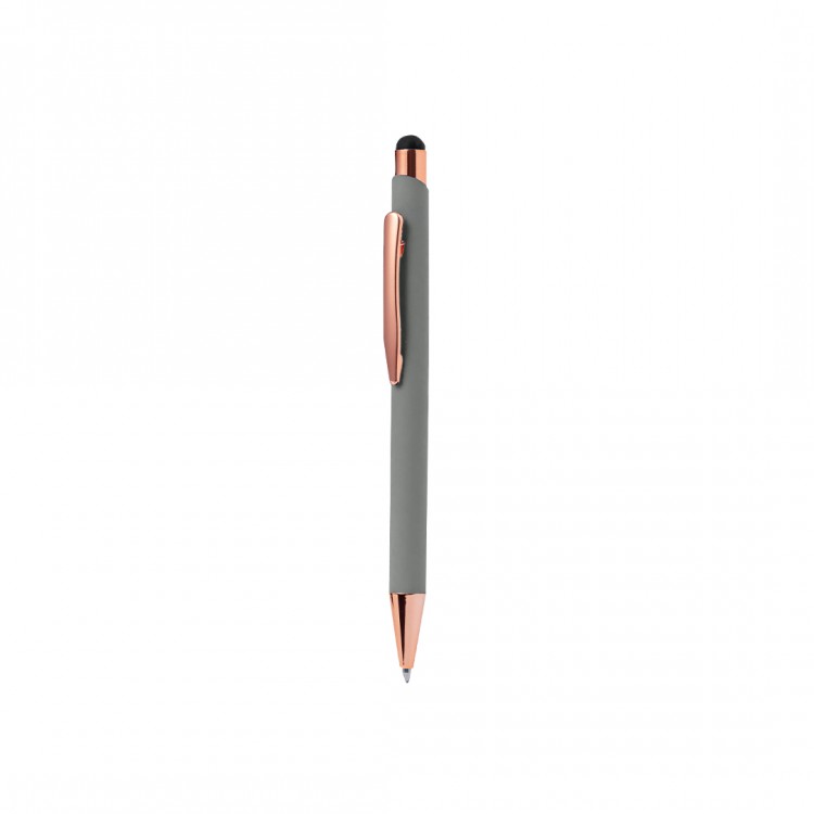 Touchpen aus gummiertem Aluminium