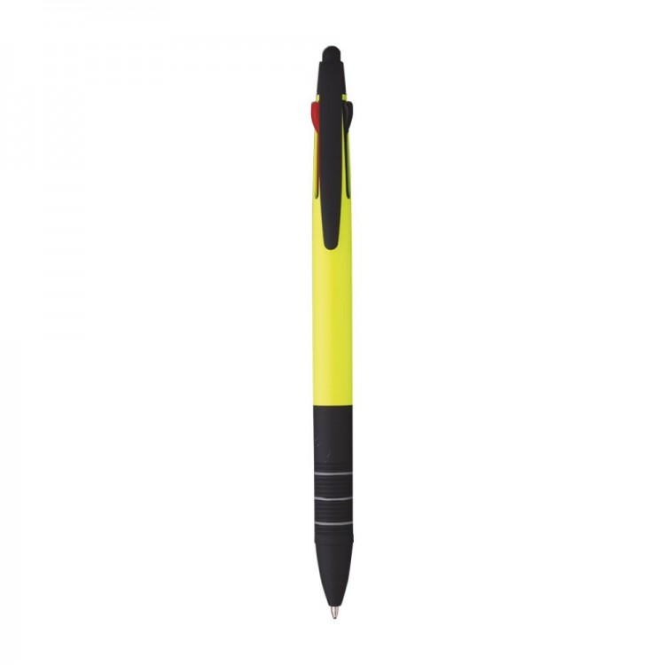 3-colour pen with touch tip