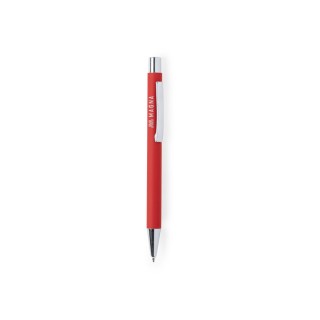 Rubberized aluminium pen