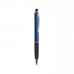 Ballpoint pen with rubber pad for touch screen