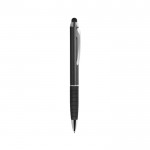 Ballpoint pen with rubber pad for touch screen