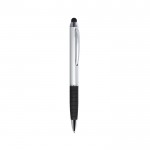 Ballpoint pen with rubber pad for touch screen