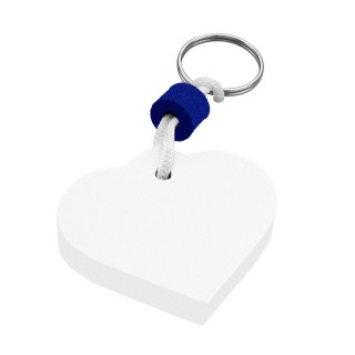 Heart-shaped floating keyring