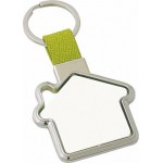 House-shaped revolving key ring