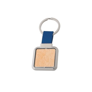 Swivel wooden key ring