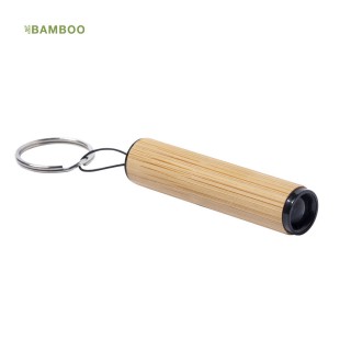 Porte-clés torche en bambou