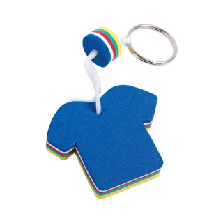 T-shirt-shaped floating keyring