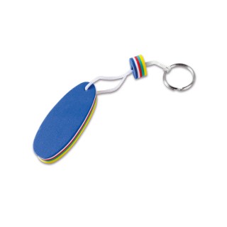 Surf-shaped floating keyring