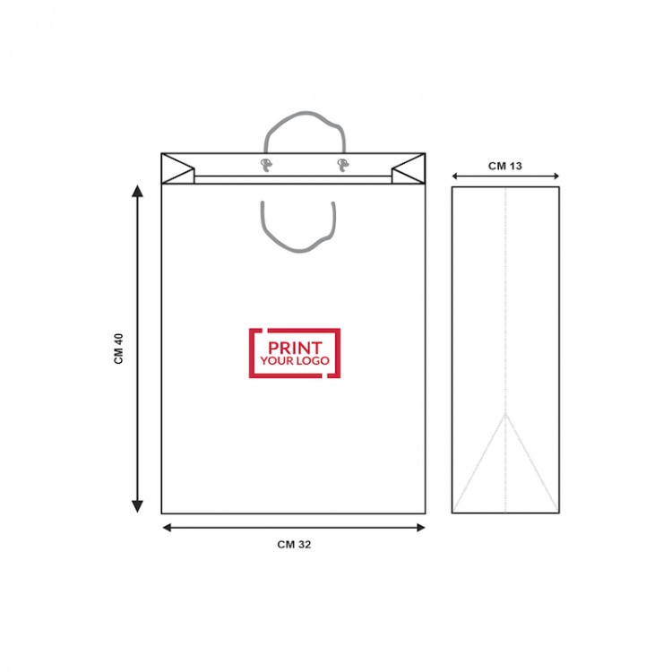Sacos de papel "Elegance" 32+13x40