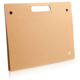 Ecological folder in recycled cardboard